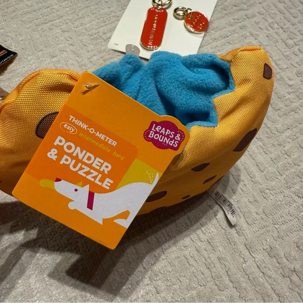 NWT Learning Plush and Pet Key Chain + charm